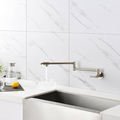 Wall-Mount Pot Filler Faucet