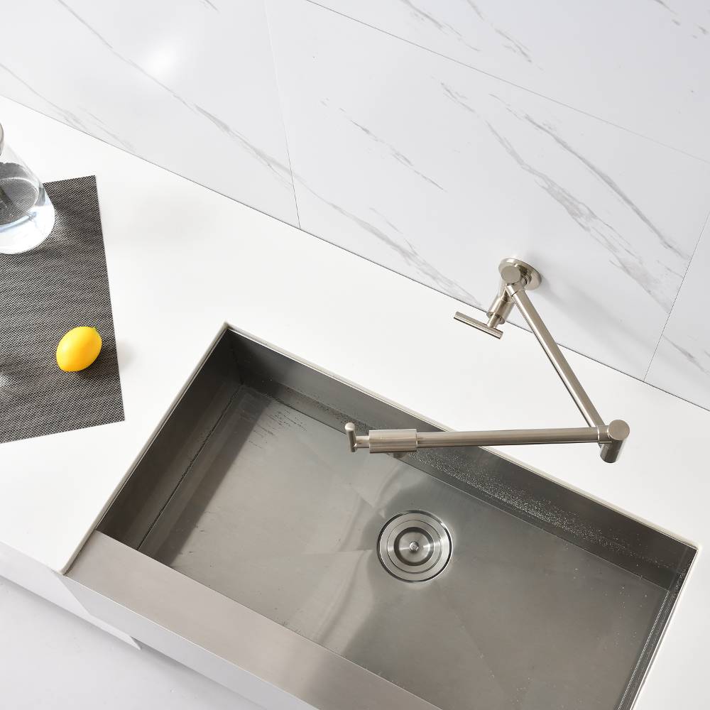 Wall-Mount Pot Filler Faucet