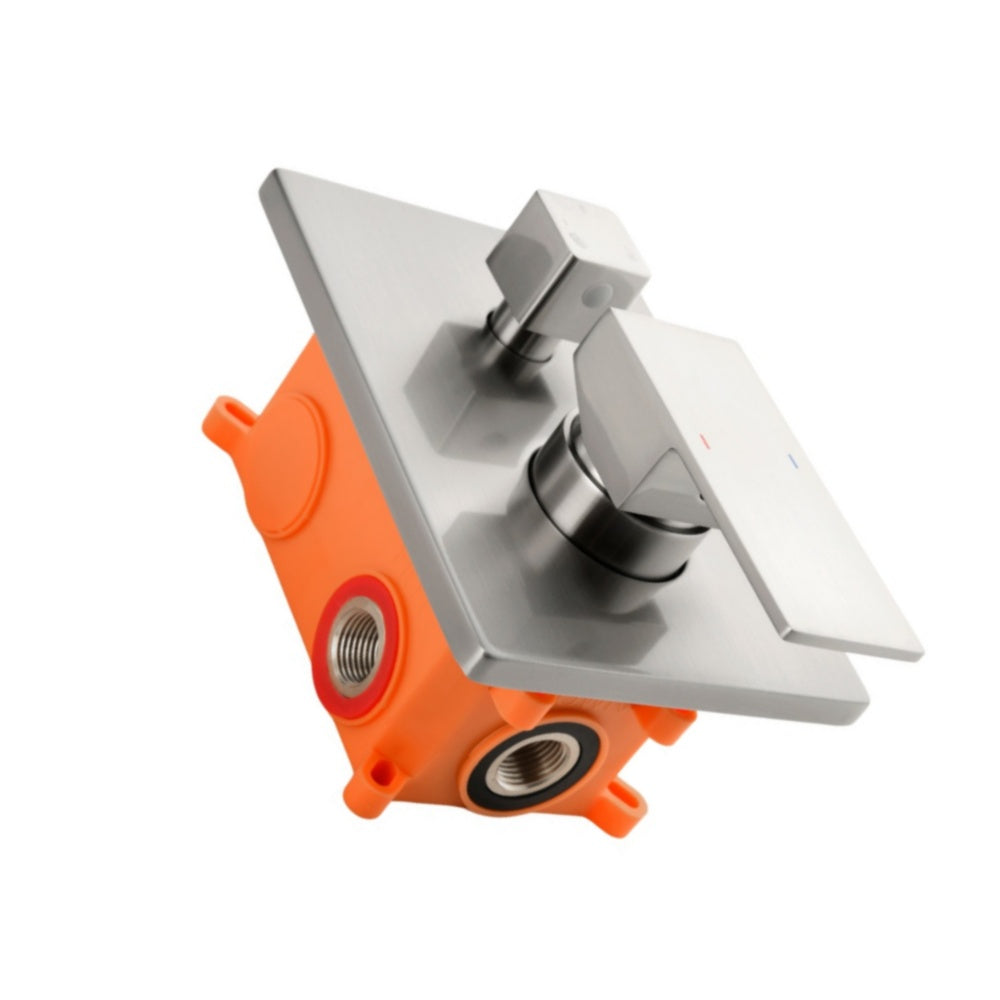 3-Way Pressure Balance & Solid Brass