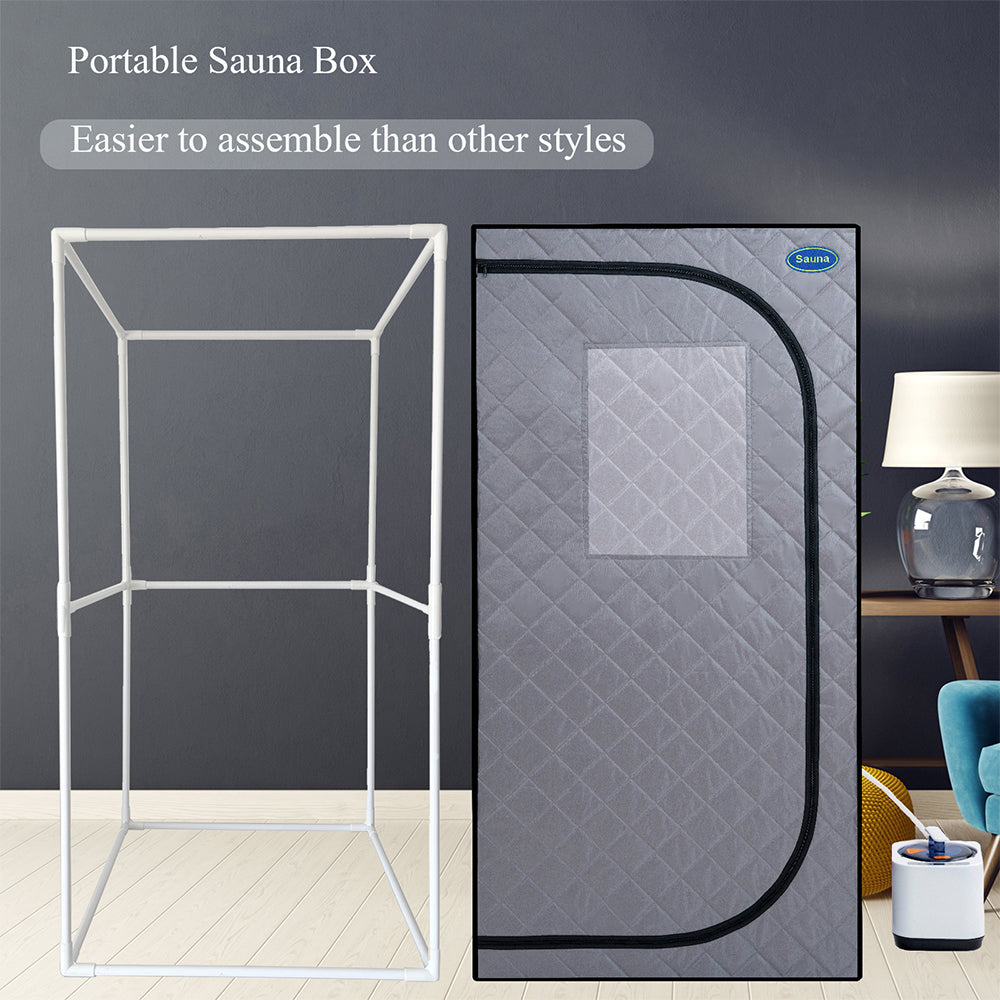 Portable Mini Plus Steam Sauna Tent - Grey