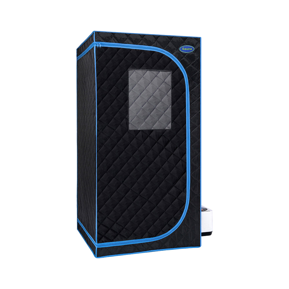 Portable Full Size Steam Sauna Tent - Black