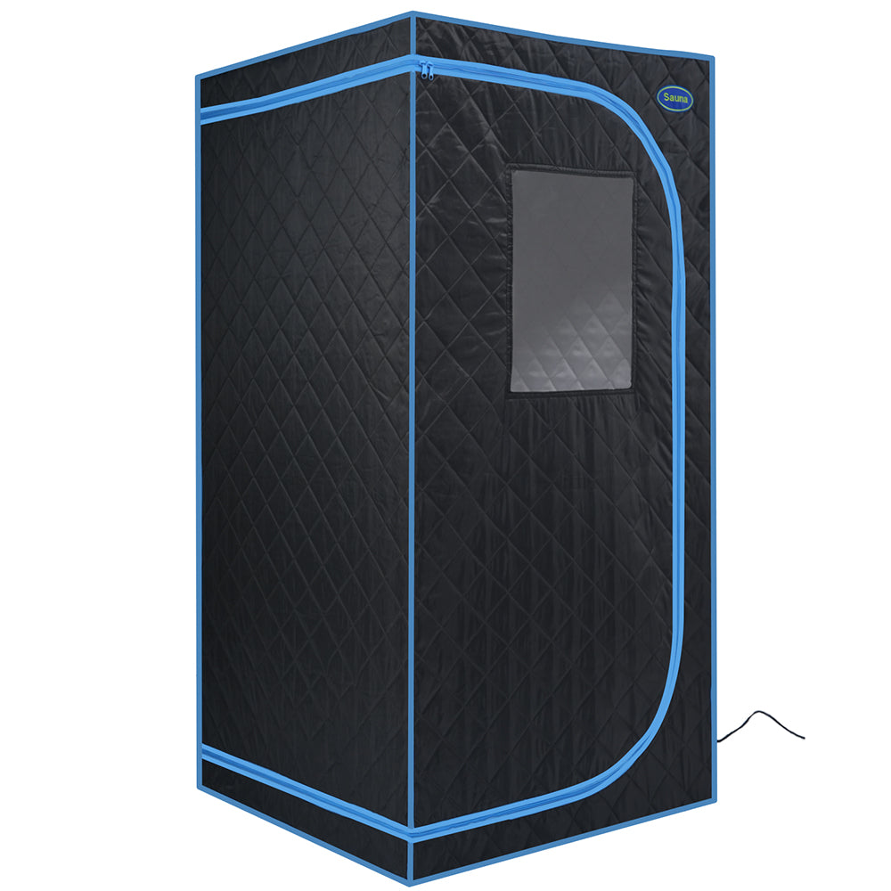 Portable Full Size Steam Sauna Tent - Black