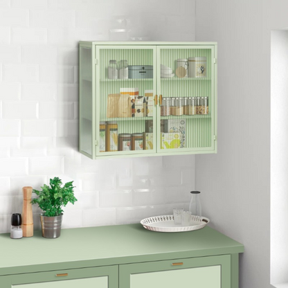Modern Wall Cabinet with Three-tier Storage