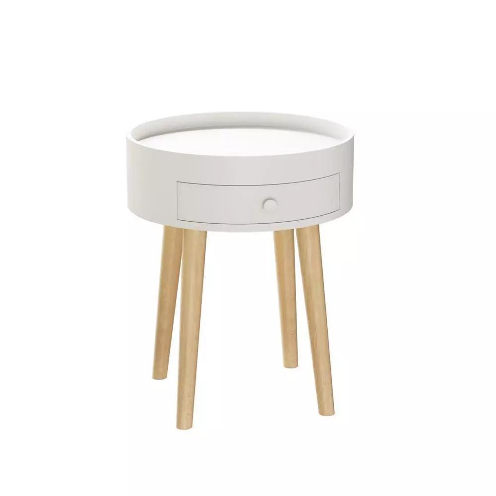 18-Inch Storage Drawer Bedside Table