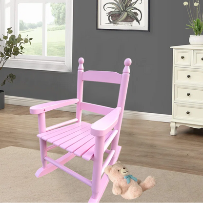 Light Pink Kids' Rocking Chair Indoor Outdoor