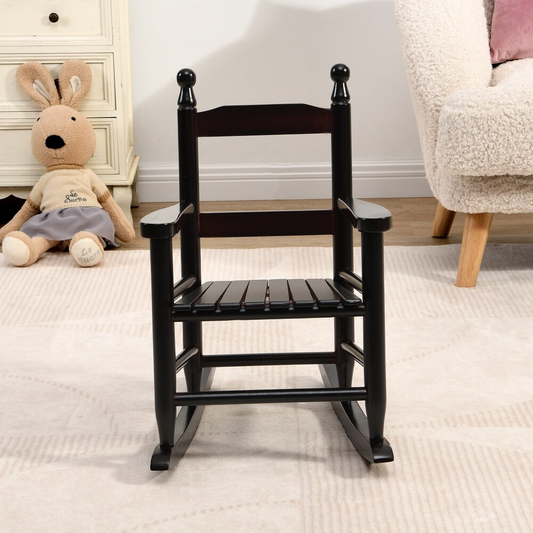 Kids' Rocking Oak Chair Indoor Outdoor