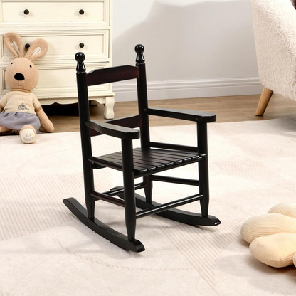 Kids' Rocking Oak Chair Indoor Outdoor