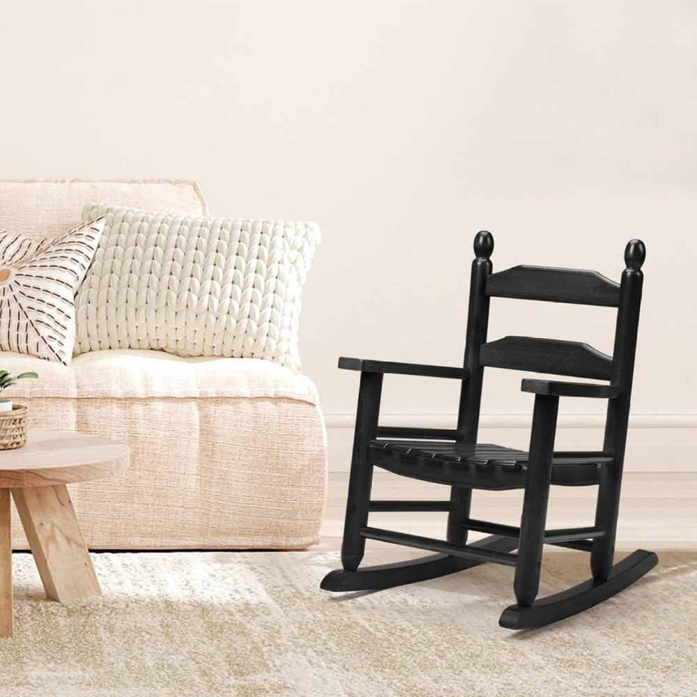 Kids' Rocking Oak Chair Indoor Outdoor