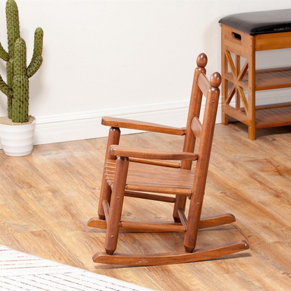 Kid's Rocking Oak Chair