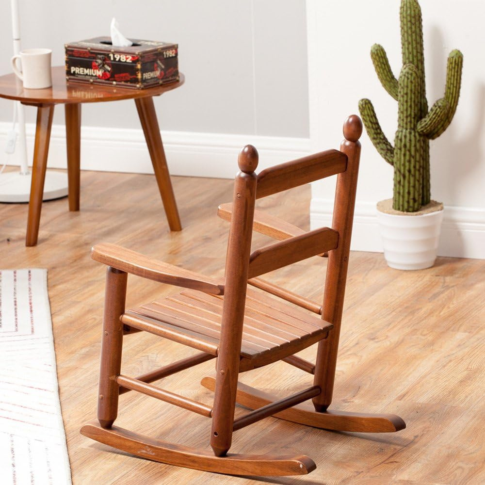 Kid's Rocking Oak Chair