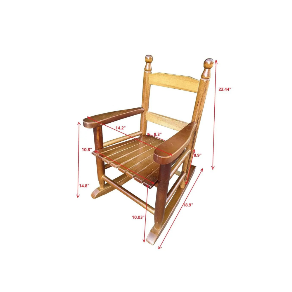 Kid's Rocking Oak Chair