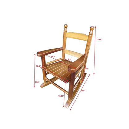Kid's Rocking Oak Chair