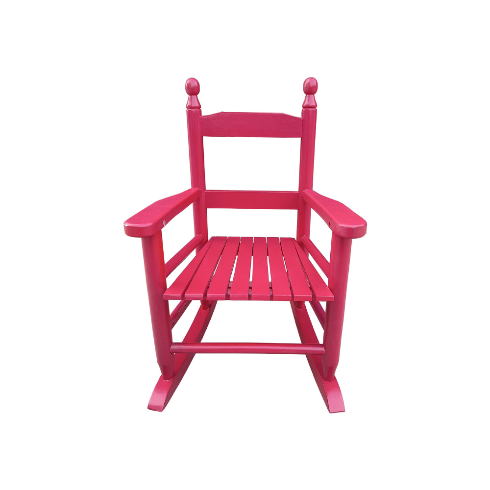 Rose Red Children's Rocking Chair