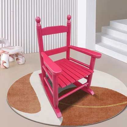 Rose Red Children's Rocking Chair