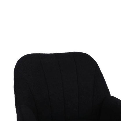 Modern Mid Century Chair velvet Sherpa Armchair for Living Room Bedroom Office Easy Assemble