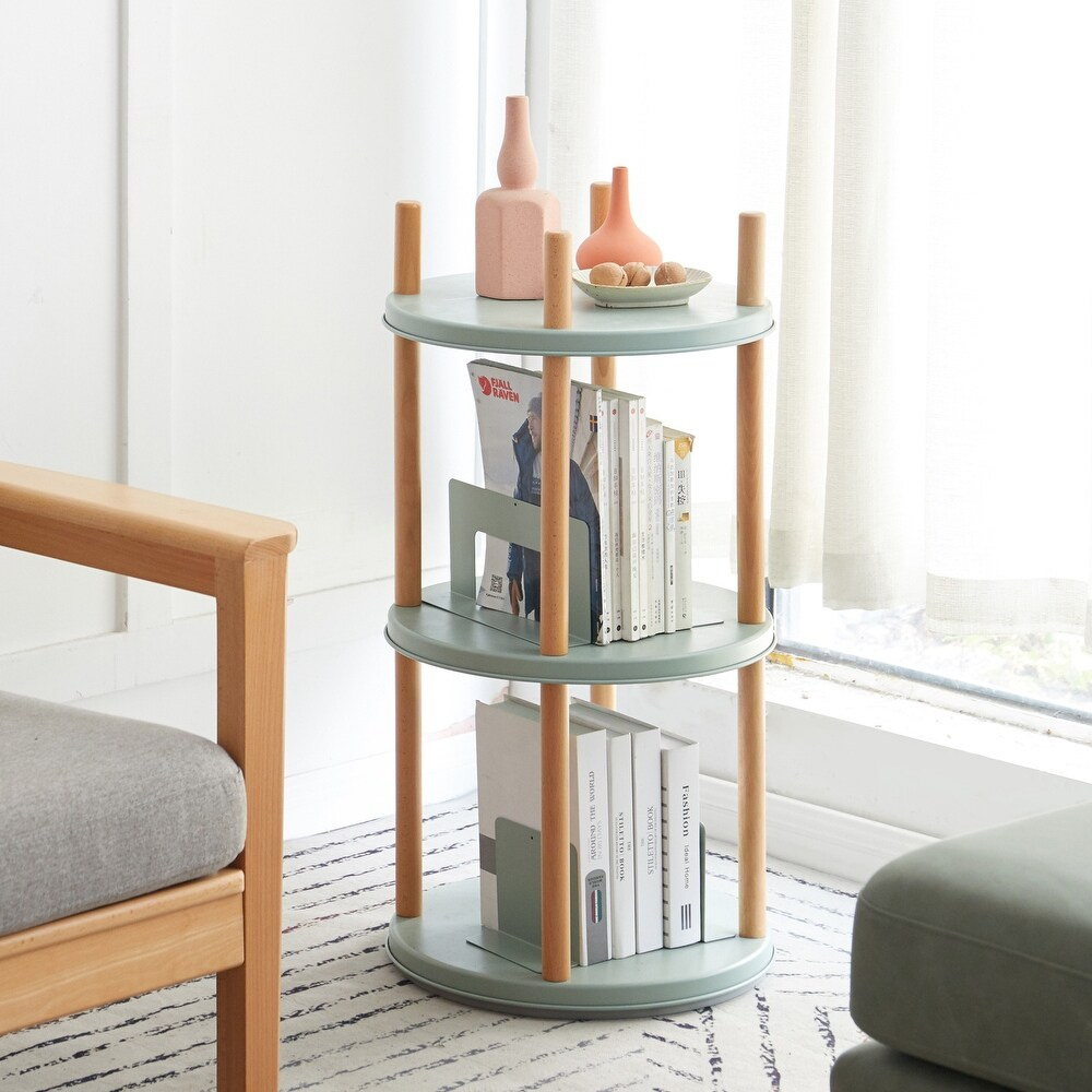 360° Rotating 3 Tier Bookshelf