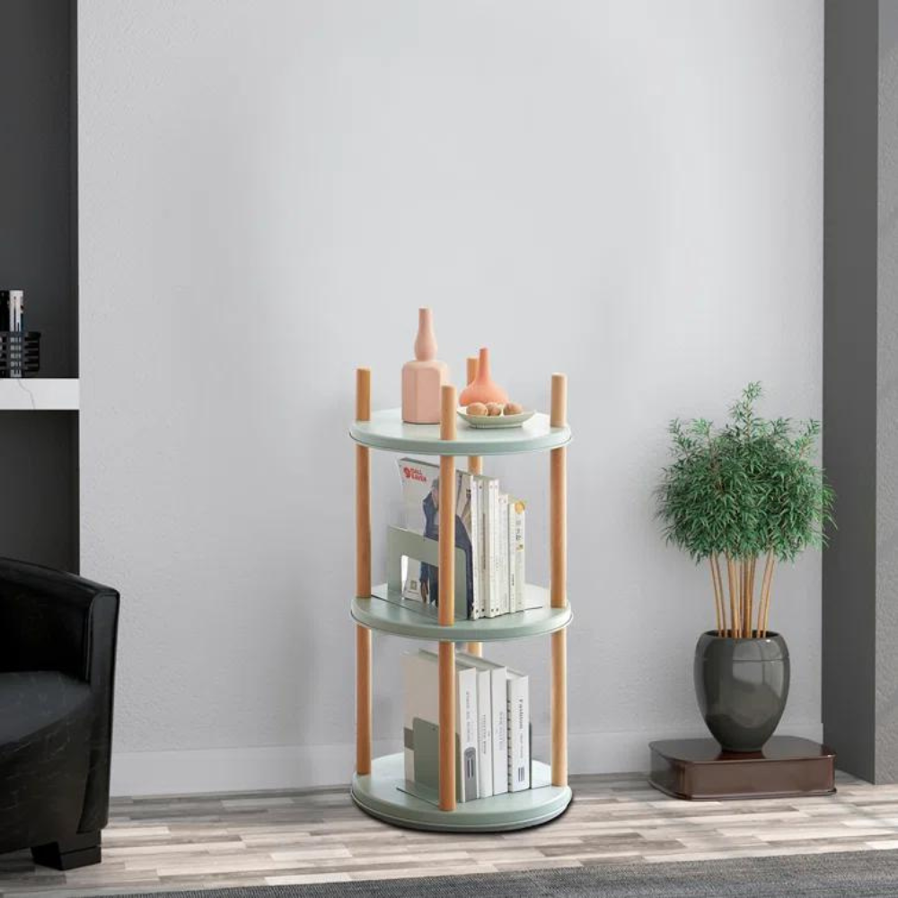 360° Rotating 3 Tier Bookshelf