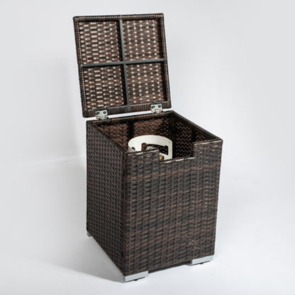 Outdoor Rattan Propane Tank Cover for Wicker Gas Cylinder