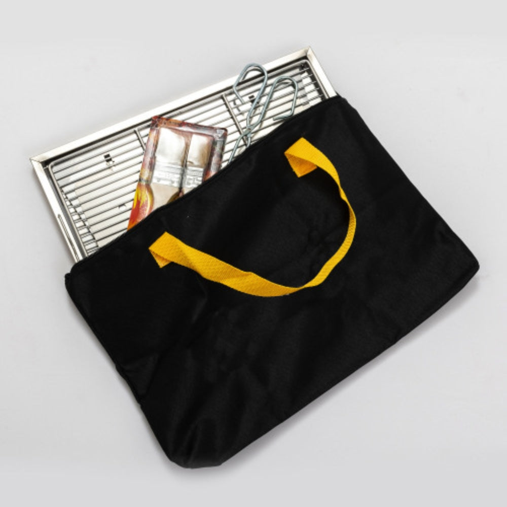 Foldable Outdoor Charcoal BBQ Grill Set for Picnics Patios and Camping