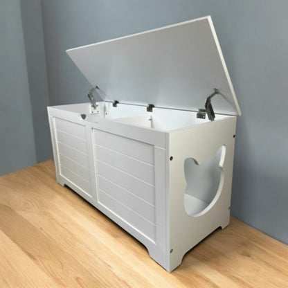 Top Opening Cat Litter Box Enclosure Furniture