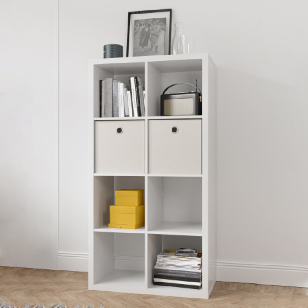 8 Cube Organizer Storage with Open Back Shelves