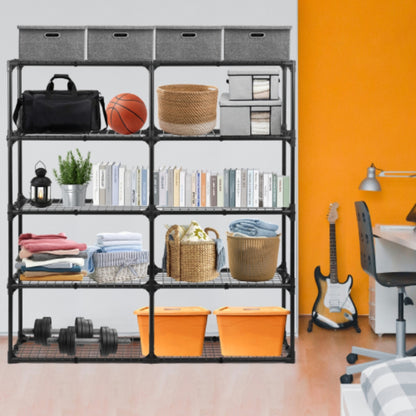 5 Tier Wire Rack with Cover 2 Pack
