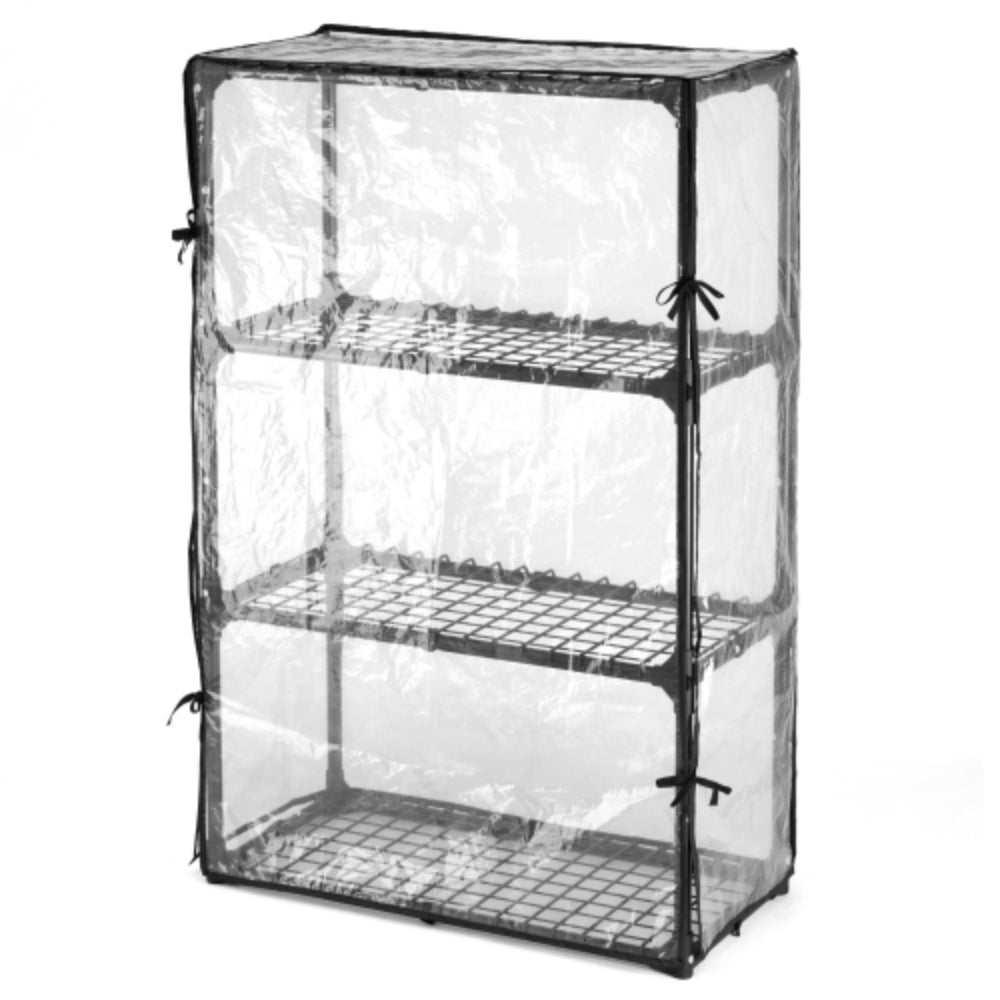 4 Tier Wire Rack with Cover 1 Pack