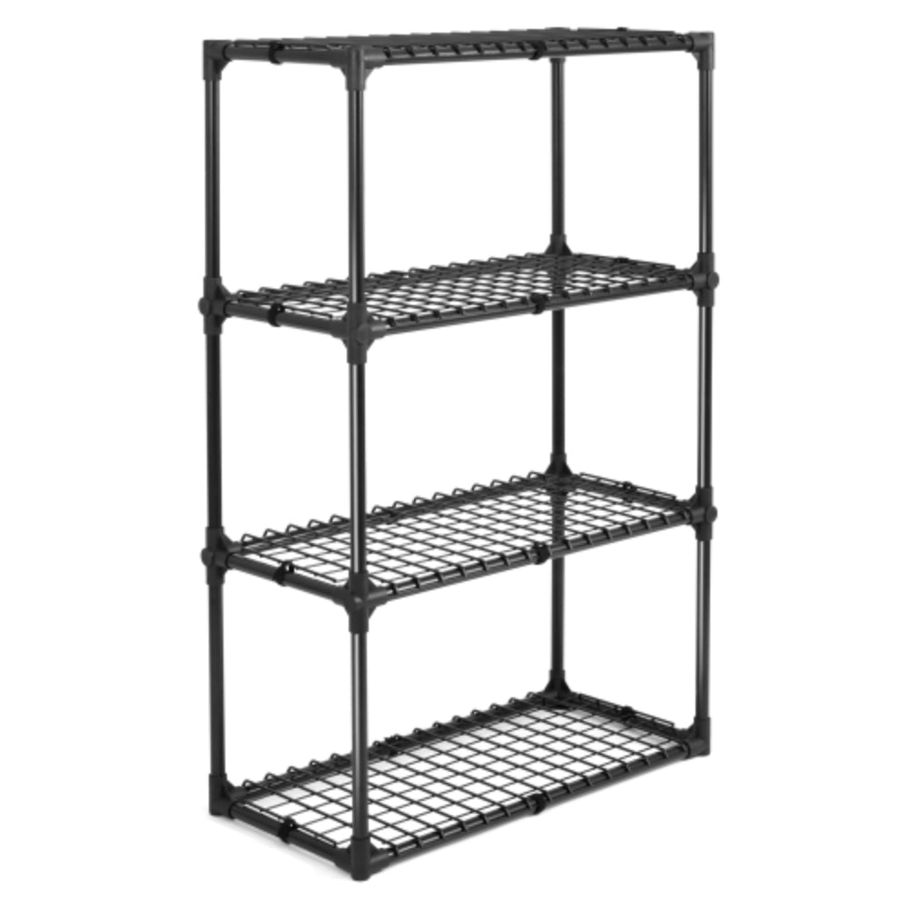 4 Tier Wire Rack with Cover 1 Pack