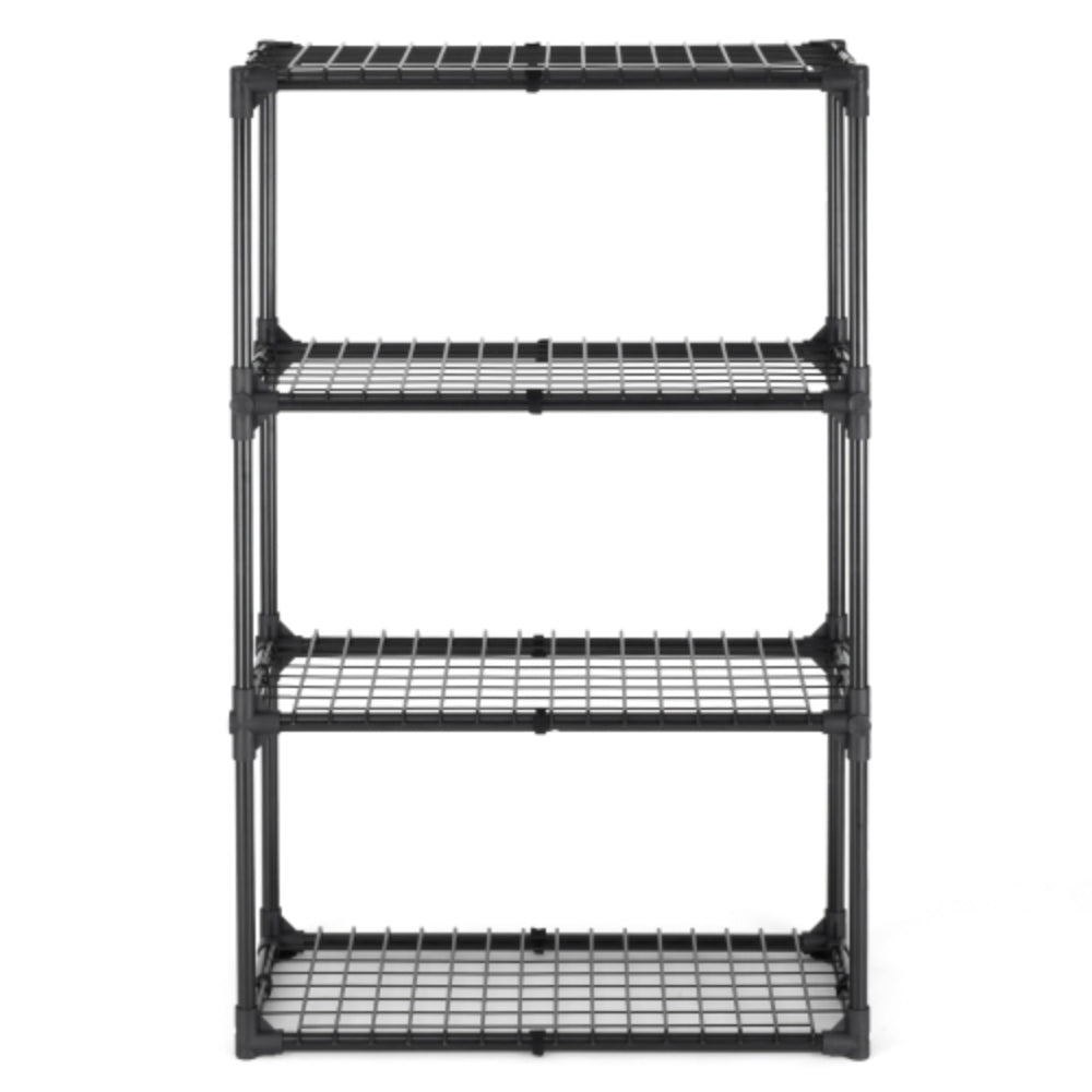 4 Tier Wire Rack with Cover 1 Pack