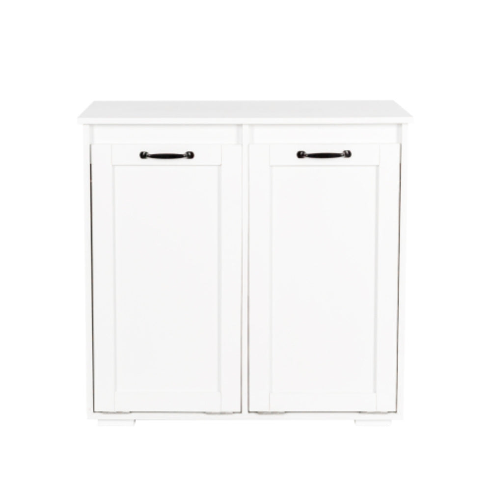 2 in 1 Laundry Cabinet with Removable Liner Bags