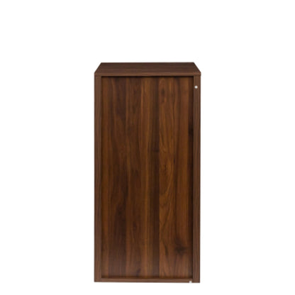 Modern Brown Walnut Wine Bar Cabinet