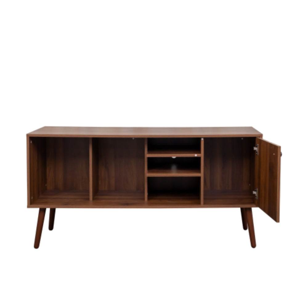 Modern TV Stand with Storage and Shelves