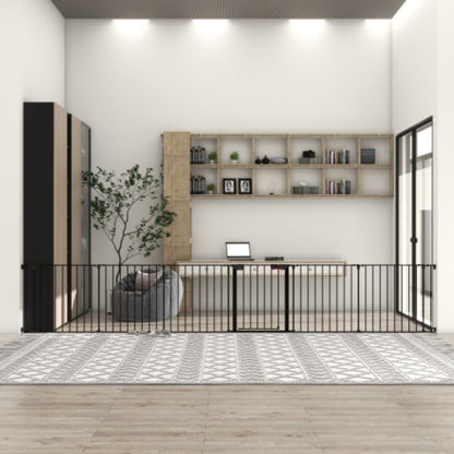 150 inch Adjustable Play Yard with 6 Panels for Safety