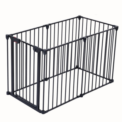 150 inch Adjustable Play Yard with 6 Panels for Safety