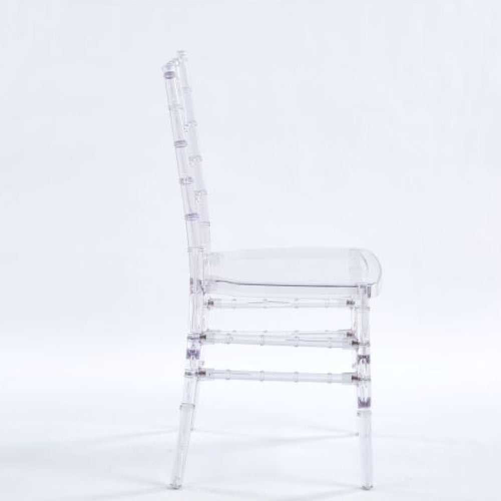 Set of 4 Welding Dining Chairs with Plastic Seats - Modern and Durable