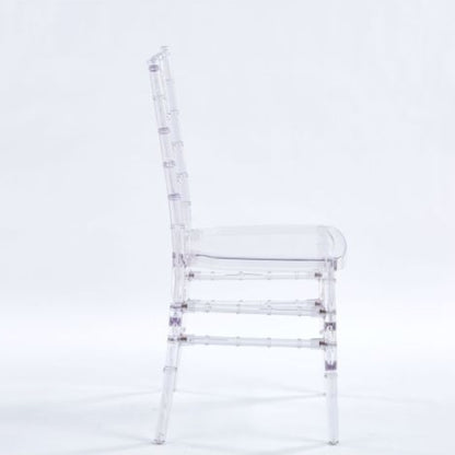 Set of 4 Welding Dining Chairs with Plastic Seats - Modern and Durable