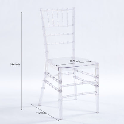 Set of 4 Welding Dining Chairs with Plastic Seats - Modern and Durable