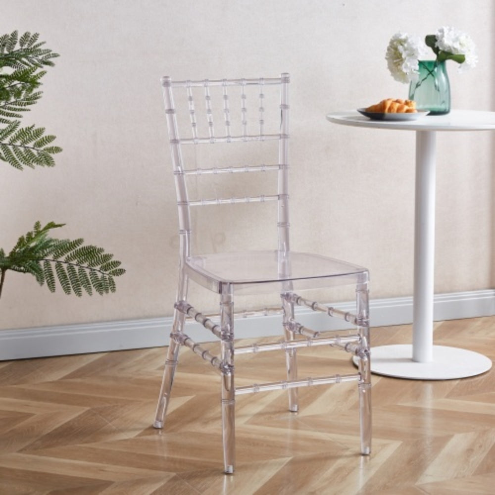 Set of 4 Sturdy Welding and Dining Chairs with Comfortable Plastic Seats