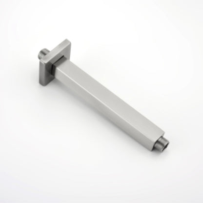 Brushed Nickel Bathroom Luxury Combo Set for Ceiling-Mounted Rainfall Shower Experience