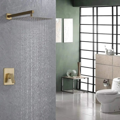 Gold Rain Shower Head High Pressure Rainfall