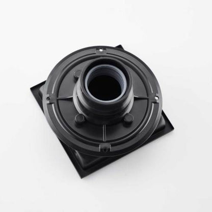 Matte Black 6-Inch Square Shower Floor Drain