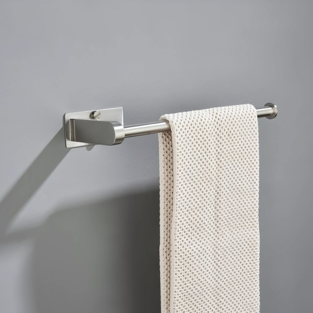 Stainless Steel Paper Towel Holders for Kitchen - 2 Pack, Self-Adhesive or Screw Mount