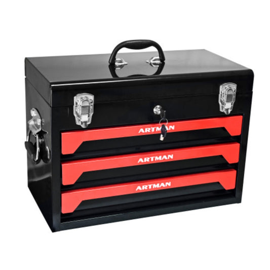 Black 3 Drawers Tool Box