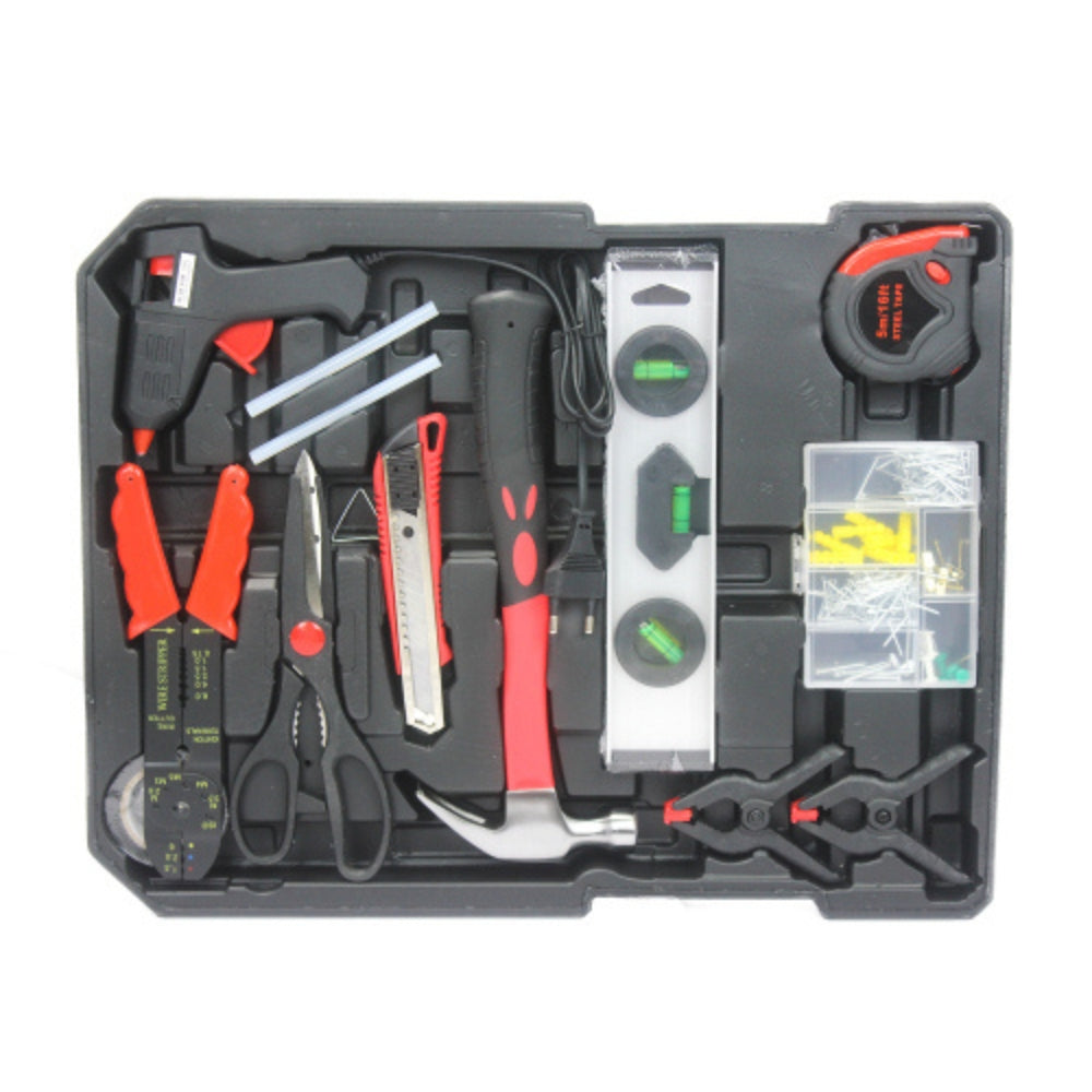 Black 4 Layer Hand Tool Box with Wheels