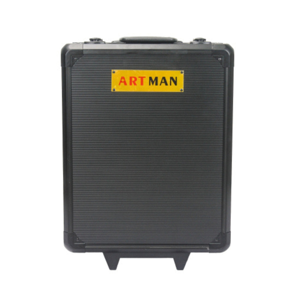 Black 4 Layer Hand Tool Box with Wheels