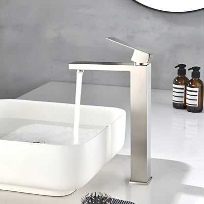 Bathroom Sink Vanity Faucet With Water Supply Hose