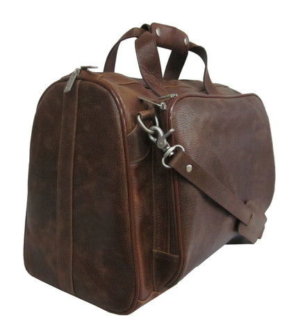 Amerileather Waxy Brown Leather Two Piece Set Traveler
