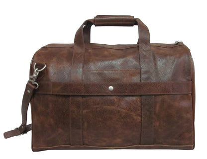 Amerileather Waxy Brown Leather Two Piece Set Traveler