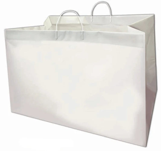 Plastic Shopper Bag with Rigid Handle