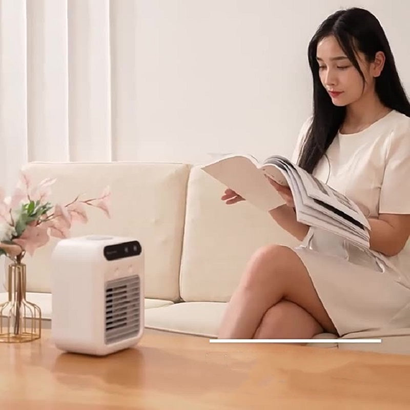 Portable Air Cooler Fan with Water Cooling – Evaporative Air Conditioner for Home, Office & Car